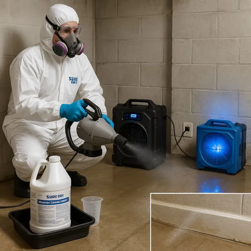 Sanitization and Odor Removal process in Fincastle, VA